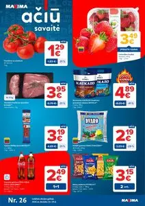 Reklaminis laikraštis Maxima, galioja nuo 2026-06-23 iki 2026-06-29.