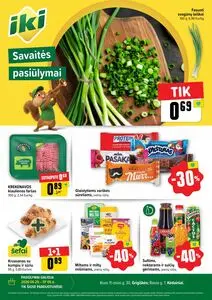 Reklaminis laikraštis Iki, galioja nuo 2026-06-29 iki 2026-07-05.