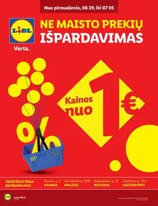 Reklaminis laikraštis Lidl, galioja nuo 2026-06-29 iki 2026-07-05.