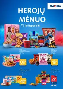 Reklaminis laikraštis Maxima, galioja nuo 2026-06-09 iki 2026-07-06.