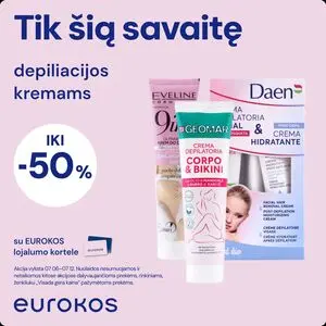 Reklaminis laikraštis Eurokos, galioja nuo 2026-07-06 iki 2026-07-12.
