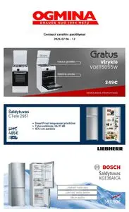 Reklaminis laikraštis Ogmina, galioja nuo 2026-07-06 iki 2026-07-12.