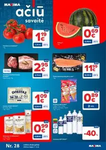 Reklaminis laikraštis Maxima, galioja nuo 2026-07-07 iki 2026-07-13.