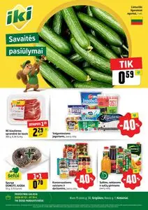 Reklaminis laikraštis Iki, galioja nuo 2026-07-13 iki 2026-07-19.