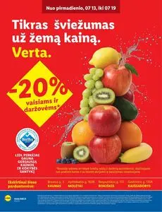 Reklaminis laikraštis Lidl, galioja nuo 2026-07-13 iki 2026-07-19.