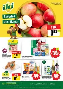 Reklaminis laikraštis Iki, galioja nuo 2026-07-20 iki 2026-07-26.