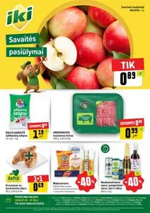 Reklaminis laikraštis Iki, galioja nuo 2026-07-20 iki 2026-07-26.