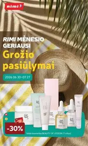 Reklaminis laikraštis Rimi, galioja nuo 2026-06-30 iki 2026-07-27.