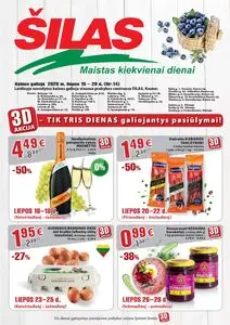 Reklaminis laikraštis Šilas, galioja nuo 2026-07-15 iki 2026-07-28.