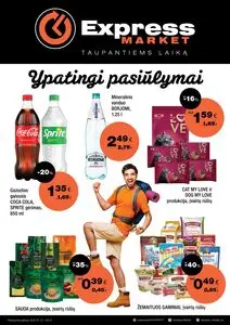 Reklaminis laikraštis Express Market, galioja nuo 2026-07-12 iki 2026-08-01.