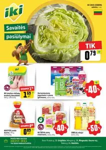 Reklaminis laikraštis Iki, galioja nuo 2026-07-27 iki 2026-08-02.
