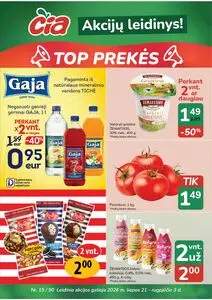 Reklaminis laikraštis Čia, galioja nuo 2026-07-21 iki 2026-08-03.