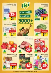 Reklaminis laikraštis Iki, galioja nuo 2026-08-03 iki 2026-08-09.