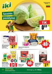 Reklaminis laikraštis Iki, galioja nuo 2026-08-03 iki 2026-08-09.