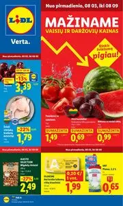 Reklaminis laikraštis Lidl, galioja nuo 2026-08-03 iki 2026-08-09.