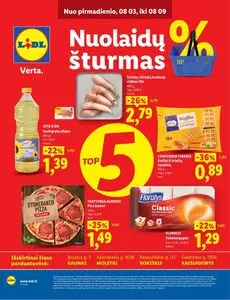 Reklaminis laikraštis Lidl, galioja nuo 2026-08-03 iki 2026-08-09.