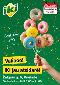 Reklaminis laikraštis Iki, galioja nuo 2026-08-06 iki 2026-08-09.