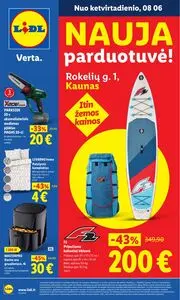 Reklaminis laikraštis Lidl, galioja nuo 2026-08-06 iki 2026-08-09.