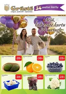 Reklaminis laikraštis Grūstė, galioja nuo 2026-08-01 iki 2026-08-10.