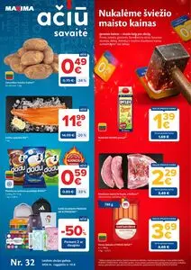 Reklaminis laikraštis Maxima, galioja nuo 2026-08-04 iki 2026-08-10.