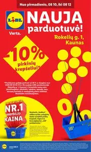 Reklaminis laikraštis Lidl, galioja nuo 2026-08-10 iki 2026-08-12.