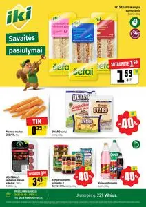 Reklaminis laikraštis Iki, galioja nuo 2026-08-10 iki 2026-08-16.