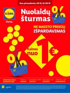 Reklaminis laikraštis Lidl, galioja nuo 2026-08-10 iki 2026-08-16.