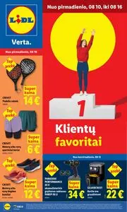 Reklaminis laikraštis Lidl, galioja nuo 2026-08-10 iki 2026-08-16.