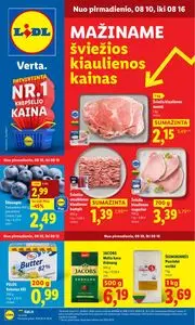 Reklaminis laikraštis Lidl, galioja nuo 2026-08-10 iki 2026-08-16.