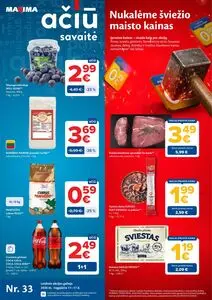 Reklaminis laikraštis Maxima, galioja nuo 2026-08-11 iki 2026-08-17.