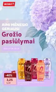 Reklaminis laikraštis Rimi, galioja nuo 2026-07-28 iki 2026-08-24.