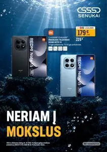 Reklaminis laikraštis Senukai, galioja nuo 2026-07-29 iki 2026-08-24.