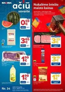 Reklaminis laikraštis Maxima, galioja nuo 2026-08-18 iki 2026-08-24.