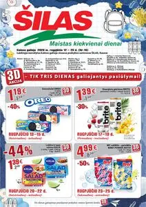 Reklaminis laikraštis Šilas, galioja nuo 2026-08-12 iki 2026-08-25.