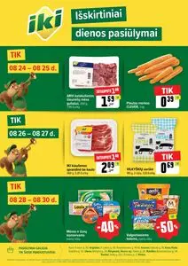 Reklaminis laikraštis Iki, galioja nuo 2026-08-24 iki 2026-08-30.