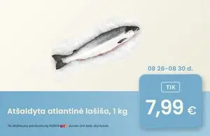 Reklaminis laikraštis Norfa, galioja nuo 2026-08-26 iki 2026-08-30.