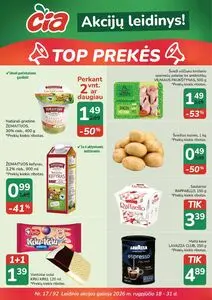 Reklaminis laikraštis Čia, galioja nuo 2026-08-18 iki 2026-08-31.