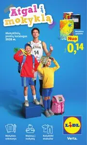 Reklaminis laikraštis Lidl, galioja nuo 2026-07-23 iki 2026-09-02.