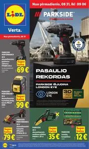 Reklaminis laikraštis Lidl, galioja nuo 2026-08-31 iki 2026-09-06.