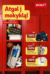 Reklaminis laikraštis Rimi, galioja nuo 2026-07-28 iki 2026-09-07.