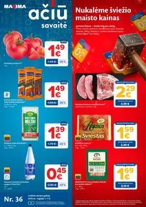 Reklaminis laikraštis Maxima, galioja nuo 2026-09-01 iki 2026-09-07.