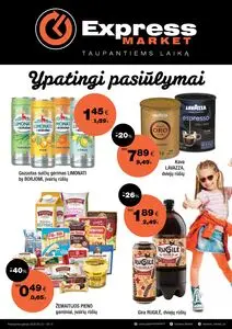 Reklaminis laikraštis Express Market, galioja nuo 2026-08-23 iki 2026-09-12.