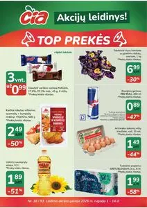 Reklaminis laikraštis Čia, galioja nuo 2026-09-01 iki 2026-09-14.