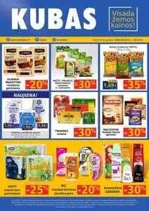 Reklaminis laikraštis Kubas, galioja nuo 2026-09-01 iki 2026-09-14.