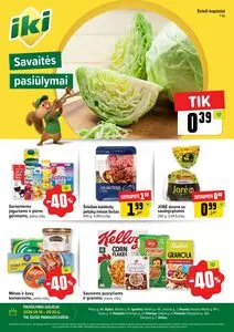 Reklaminis laikraštis Iki, galioja nuo 2026-09-14 iki 2026-09-20.