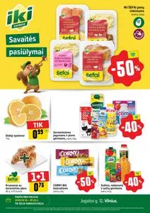 Reklaminis laikraštis Iki, galioja nuo 2026-09-14 iki 2026-09-20.