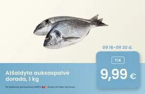 Reklaminis laikraštis Norfa, galioja nuo 2026-09-16 iki 2026-09-20.