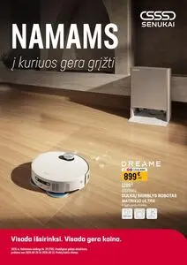 Reklaminis laikraštis Senukai, galioja nuo 2026-08-26 iki 2026-09-21.