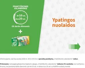 Reklaminis laikraštis Norfa, galioja nuo 2026-09-21 iki 2026-09-25.
