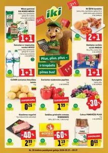 Reklaminis laikraštis Iki, galioja nuo 2026-09-21 iki 2026-09-27.